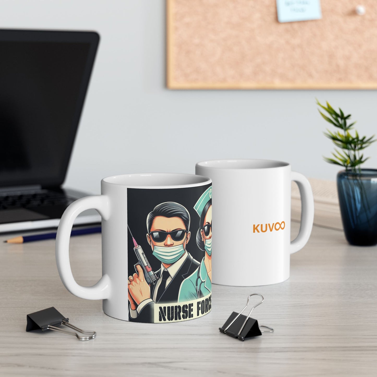 Taza "Nurse force" – Cerámica Premium