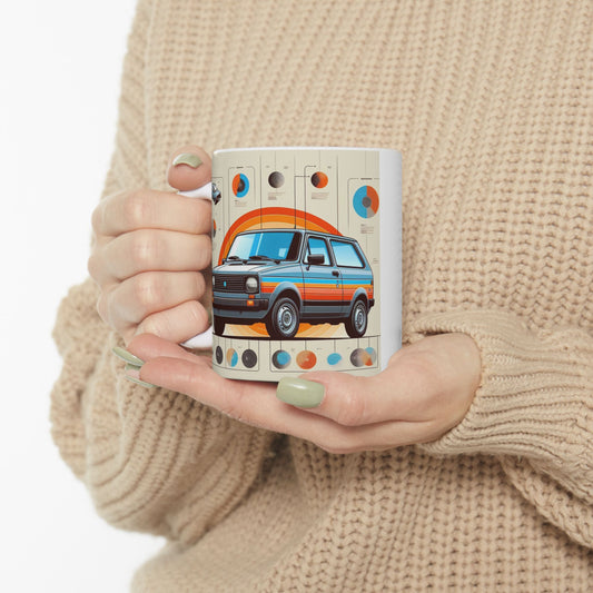 Taza "SEAT Panda 1980" – Cerámica Premium
