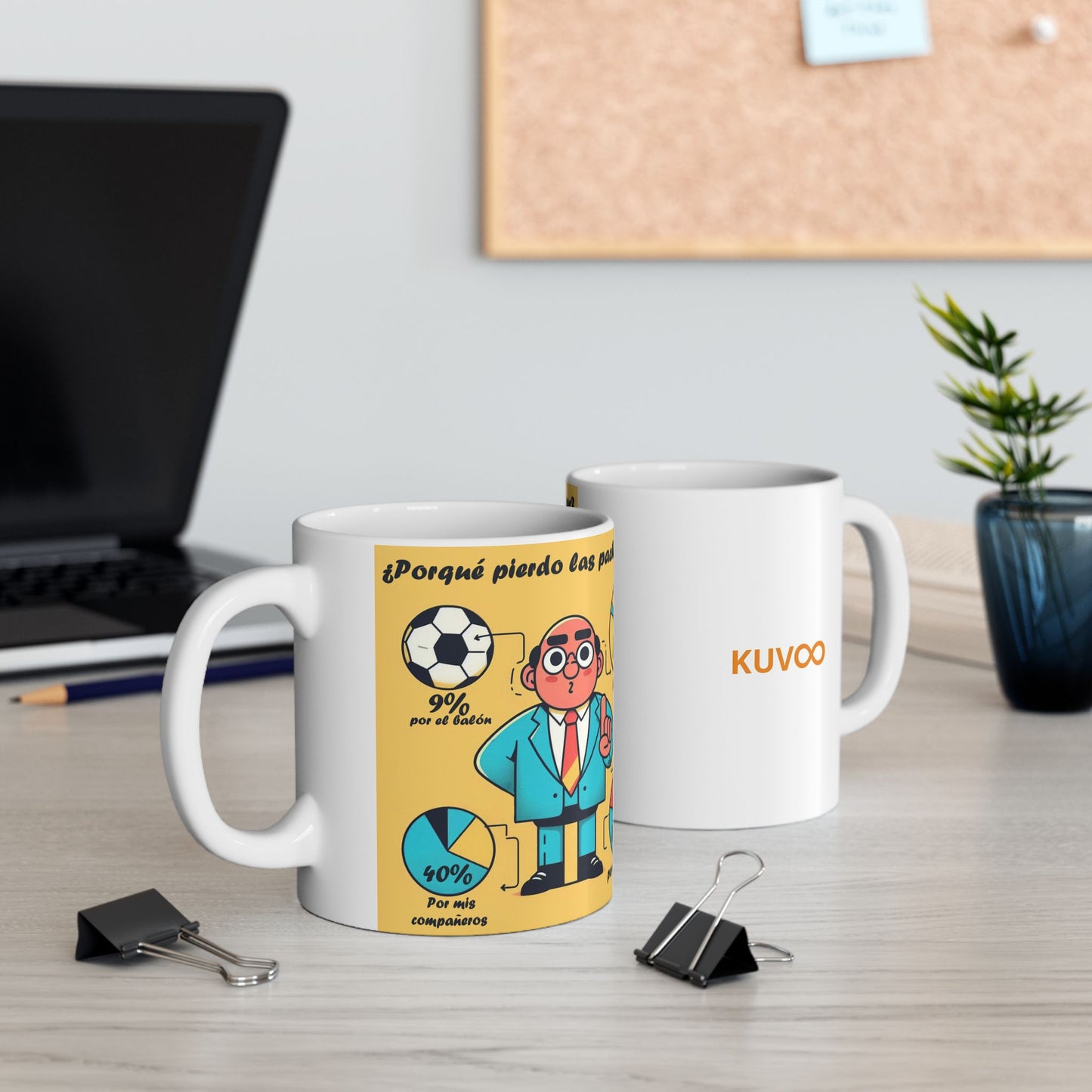 Taza "Porqué pierdo las pachangas" – Cerámica Premium