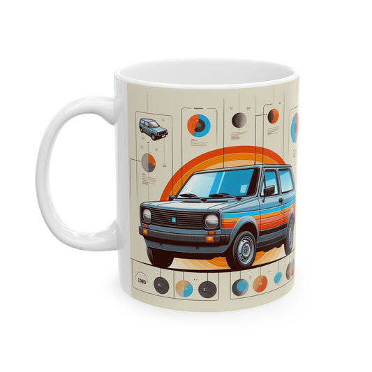 Taza "SEAT Panda 1980" – Cerámica Premium