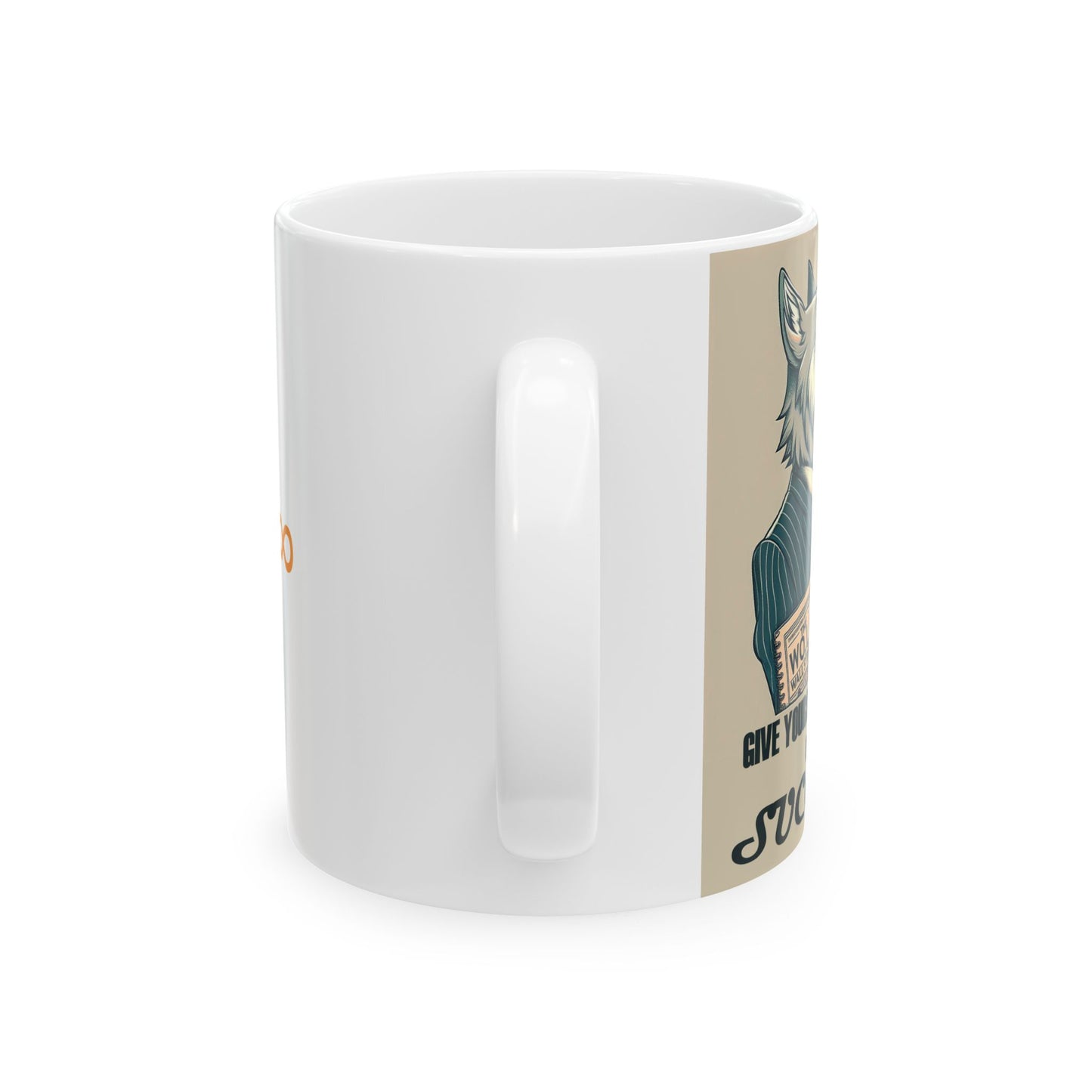 Taza "El lobo de Wall Street" – Cerámica Premium