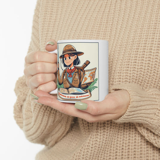 Taza "Superviviente de la época de exámenes" – Cerámica Premium