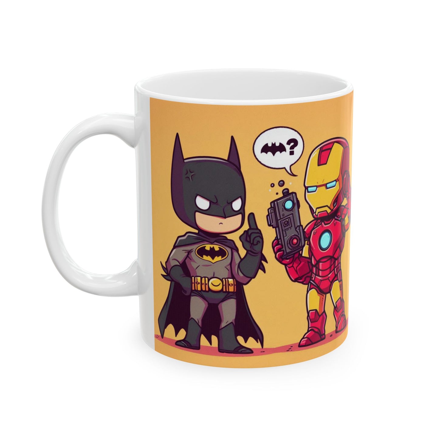 Taza "Iron y Bat" – Cerámica Premium