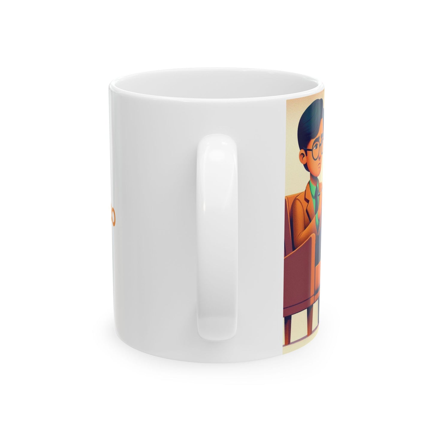 Taza "Joker resolviendo problemas de infancia" – Cerámica Premium