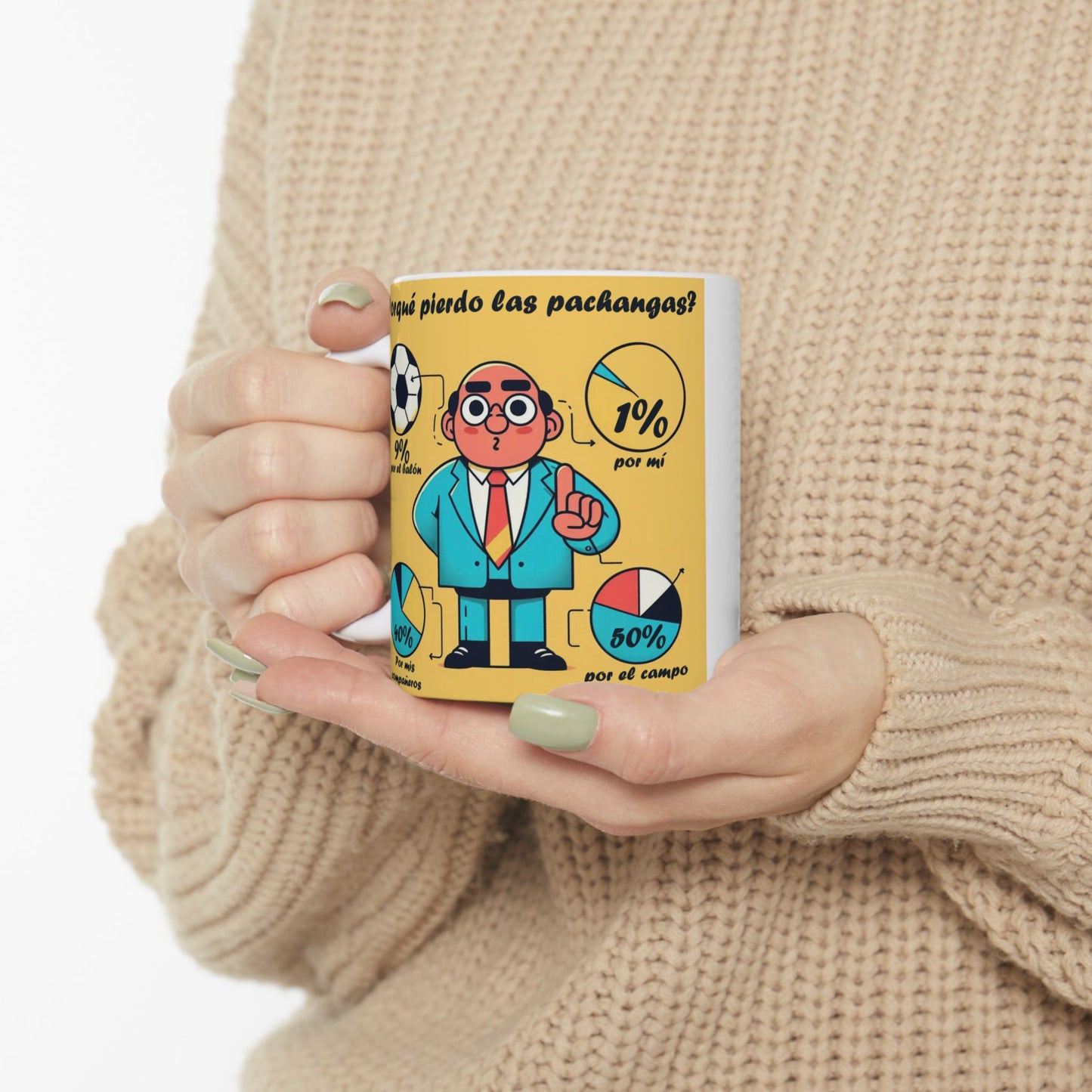 Taza "Porqué pierdo las pachangas" – Cerámica Premium