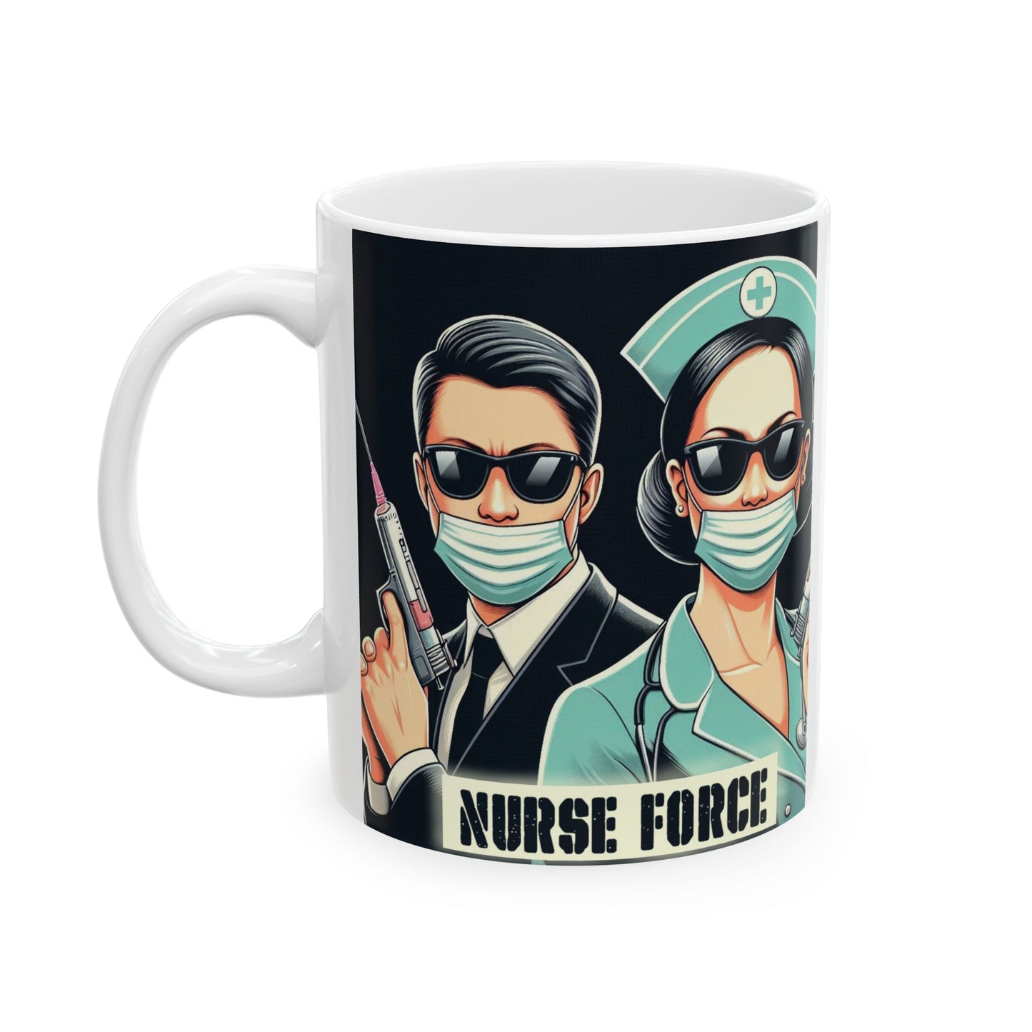 Taza "Nurse force" – Cerámica Premium