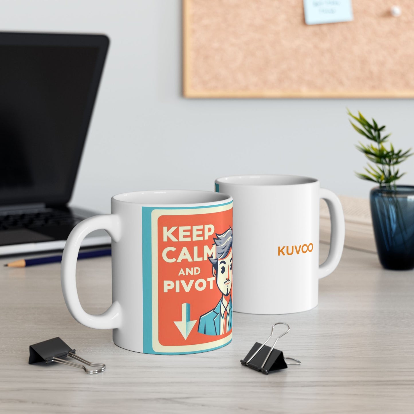 Mug "Keep calm and pivot" – Premium Ceramic