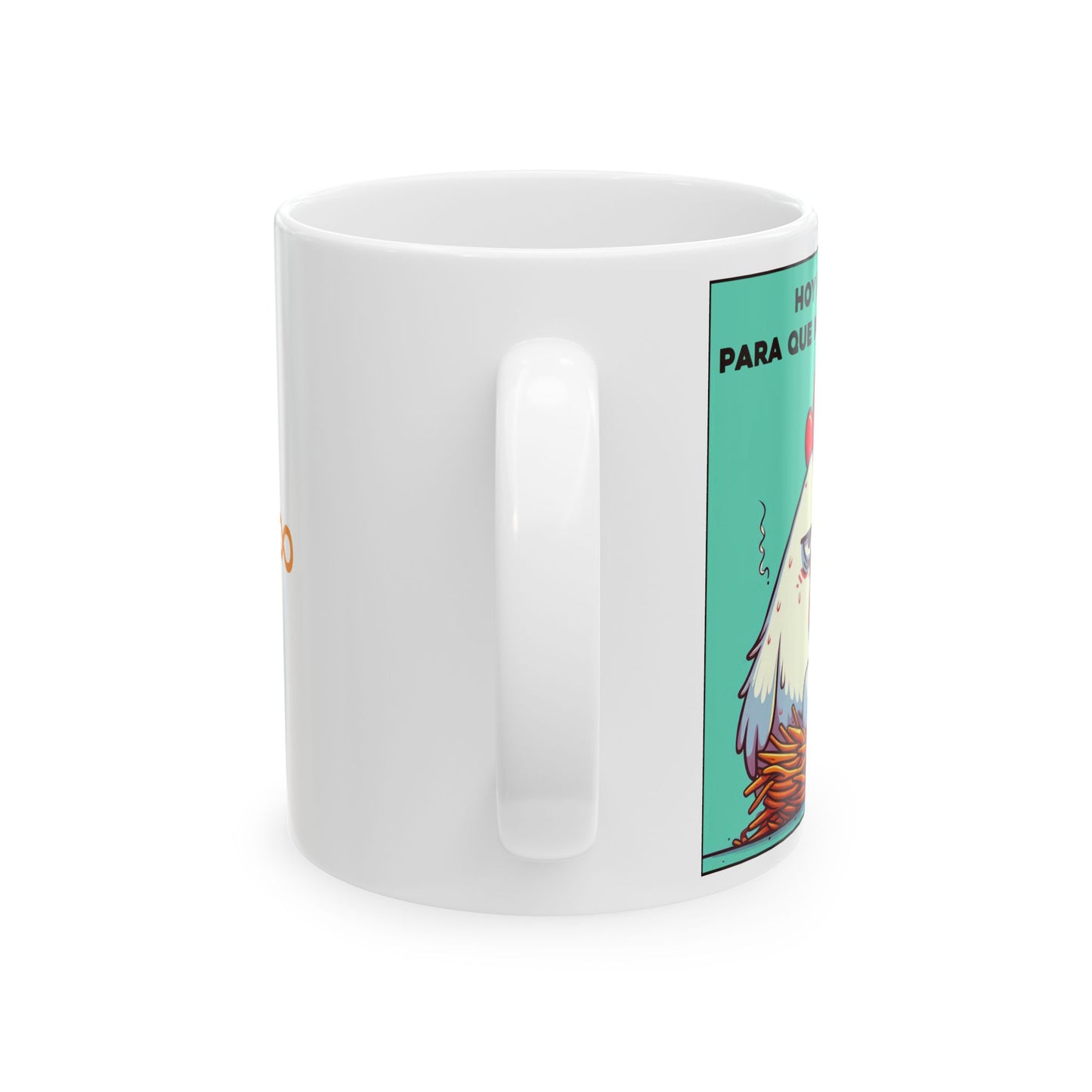 Taza "Hoy no estoy para que me los toques" – Cerámica Premium