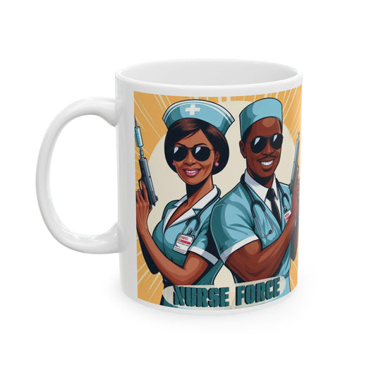 Taza "Nurse force" – Cerámica Premium