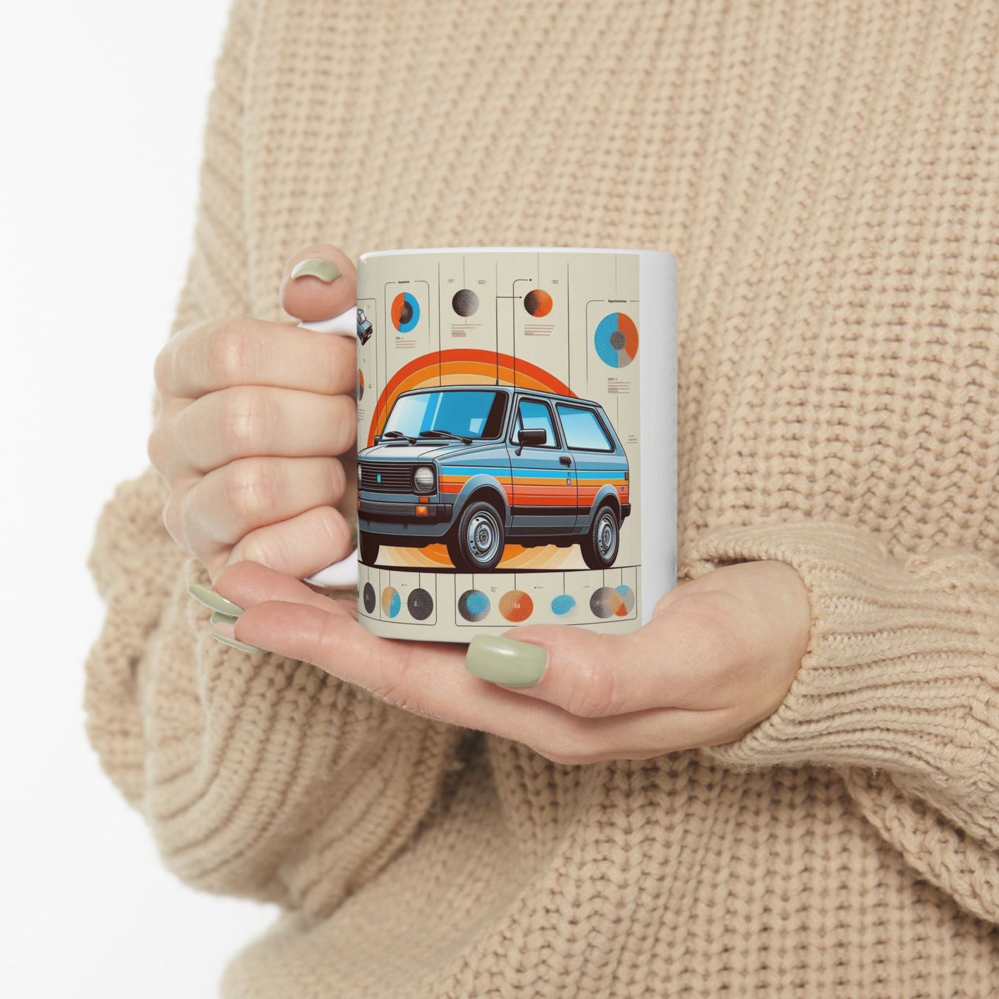 Taza "SEAT Panda 1980" – Cerámica Premium