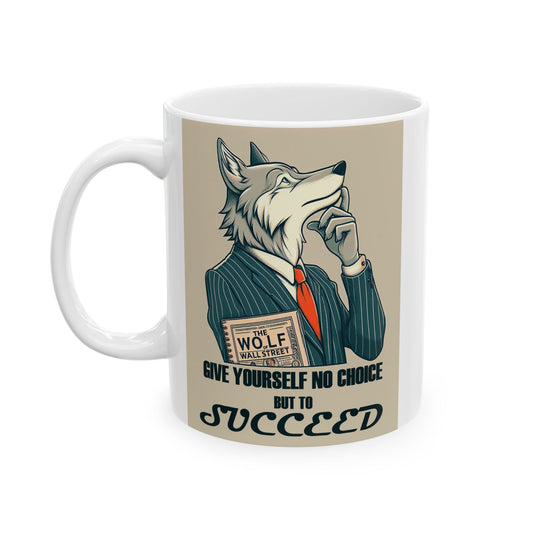 Taza "El lobo de Wall Street" – Cerámica Premium