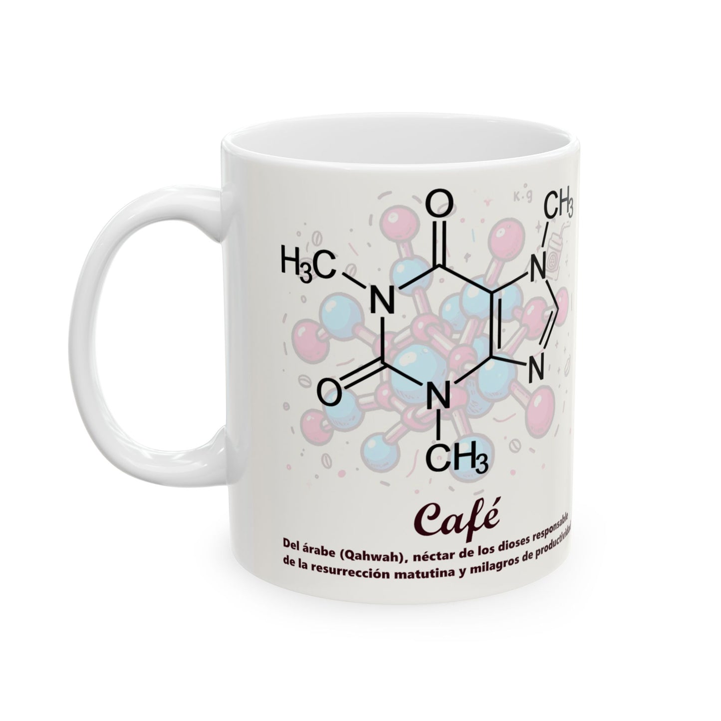 Taza "Composición del café" – Cerámica Premium