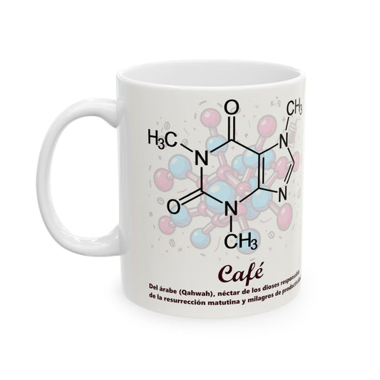 Taza "Composición del café" – Cerámica Premium