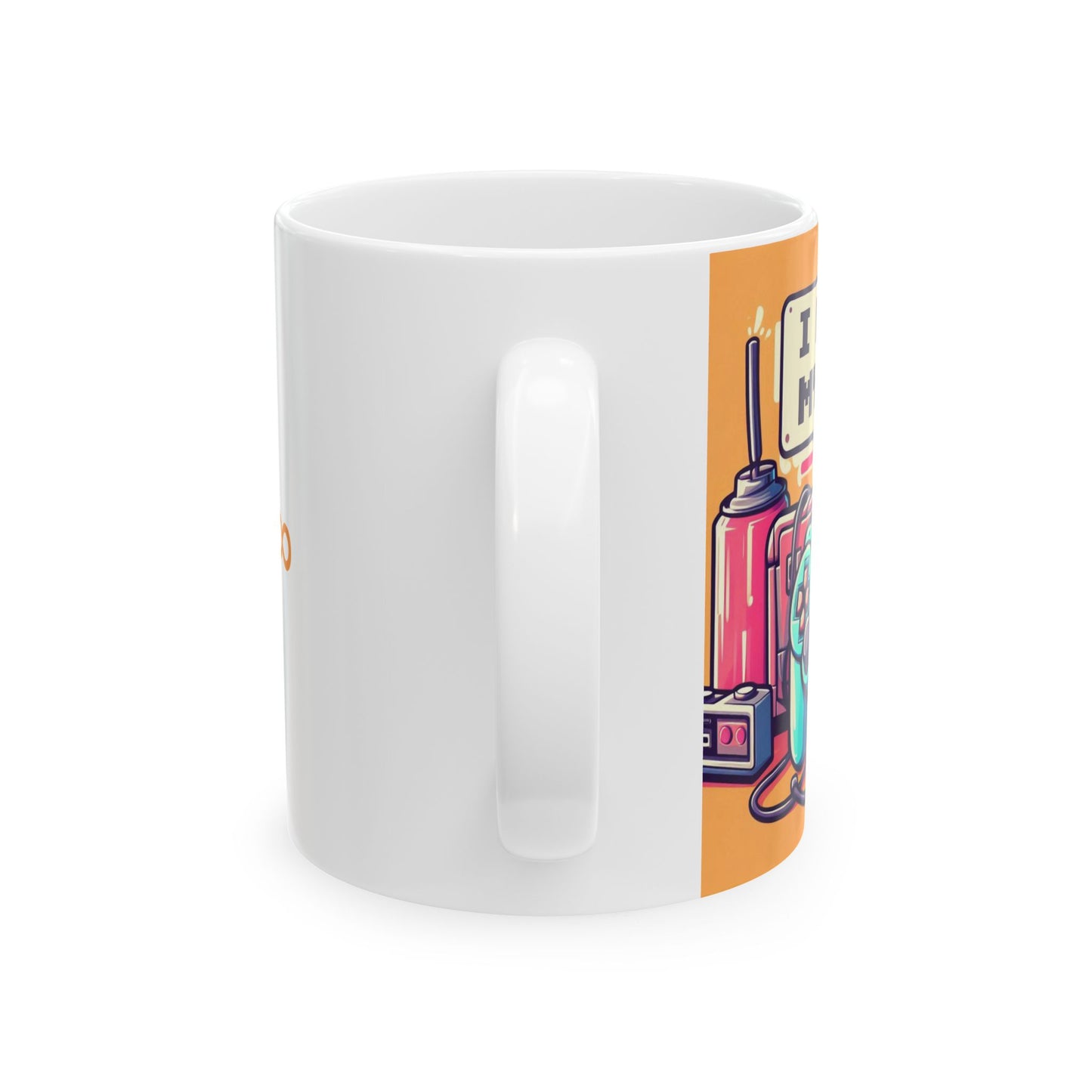 Taza "I paused my game to be here" – Cerámica Premium