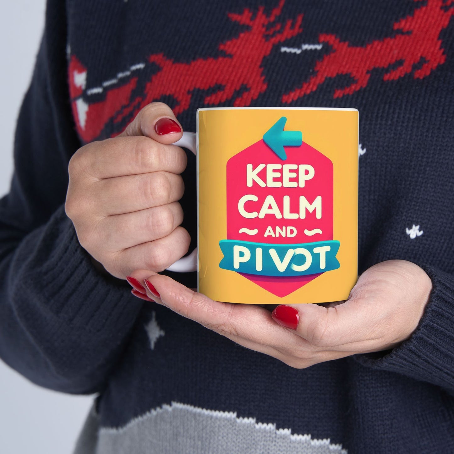 Mug "Keep calm and pivot" – Premium Ceramic