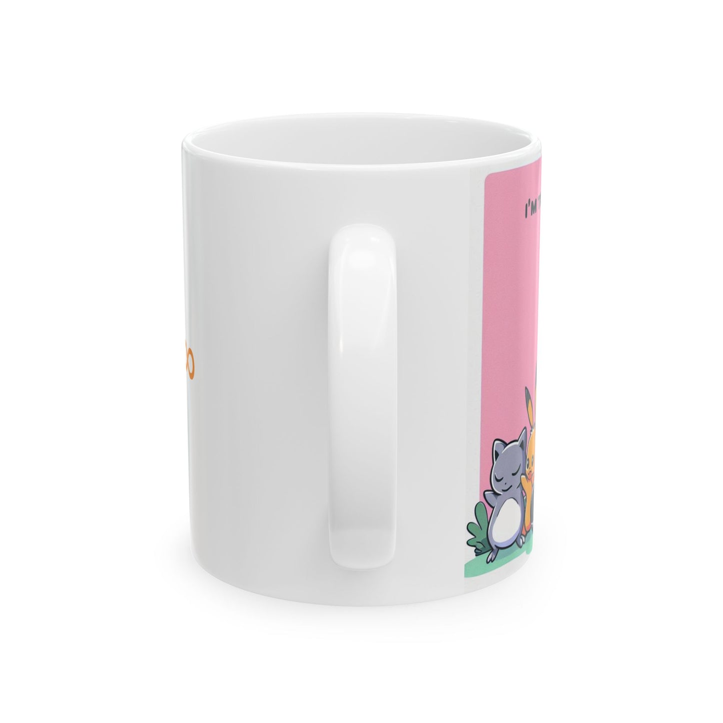 Taza "I can't im training pokemons" – Cerámica Premium