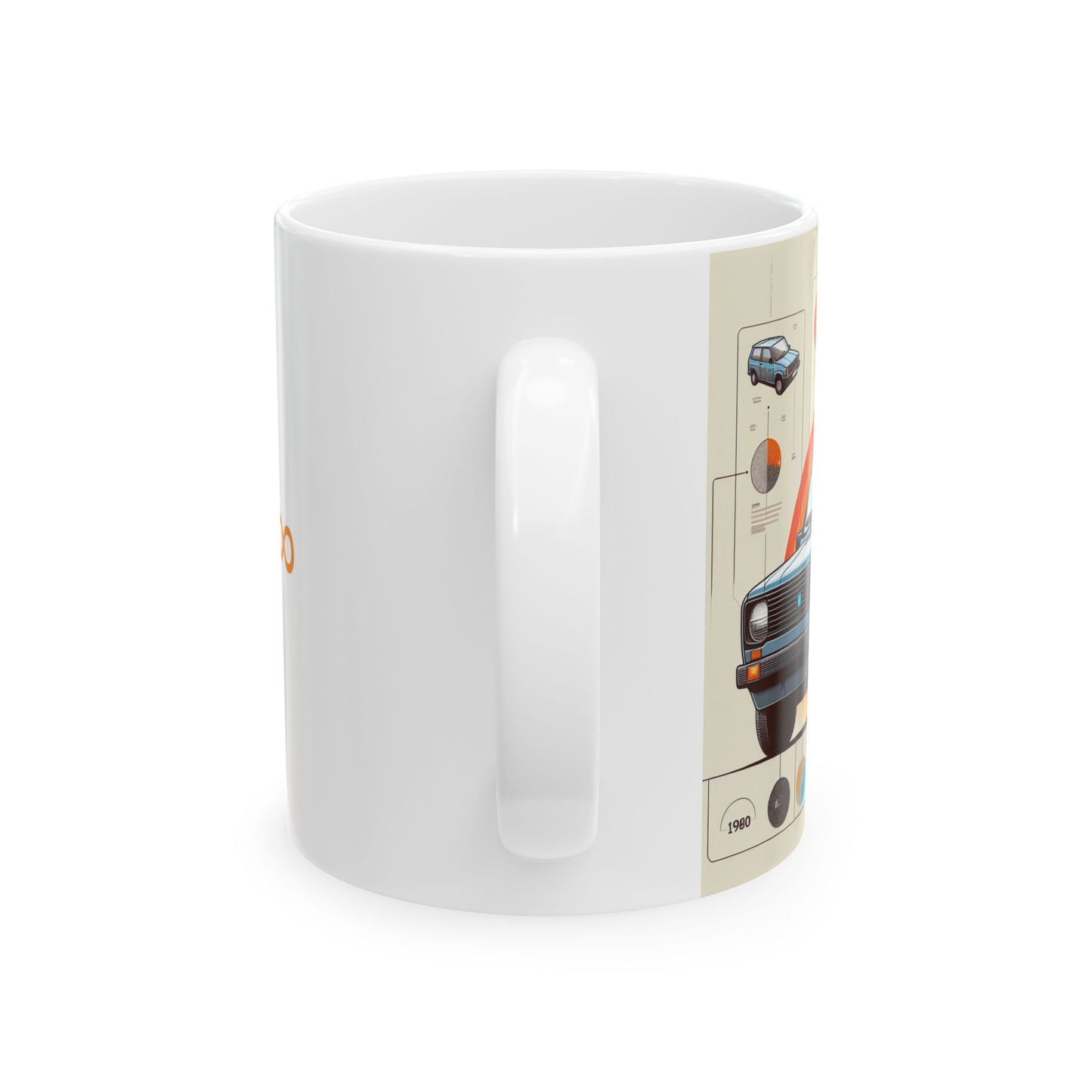 Taza "SEAT Panda 1980" – Cerámica Premium